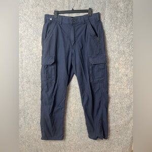 Carhartt FR Men's Size 36 Fire resistant Dark Blue Cargo work Pants